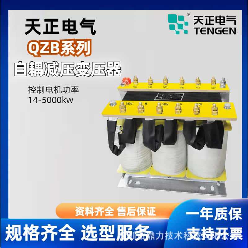 天正电气自耦式减压变压器QZB系列三相降压电机控制电动机软启动