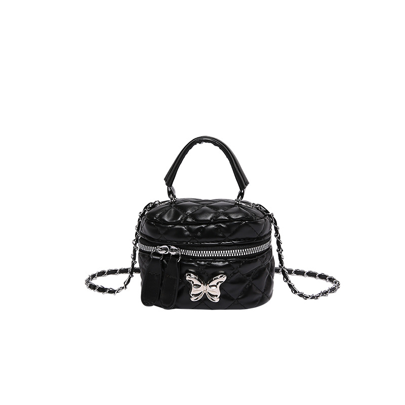 Nicho de diseño bolso de mano mujer 2024 nueva primavera y verano moda lingue mini bolso de cubo cadena bolso de mochila