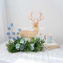北欧电视柜木制小鹿摆件现代简约家居客厅创意酒柜装饰品结婚礼物