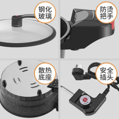 Electronic mini pressure cooker non-stick pot integrated large capacity electric cooking pot multi-functional home kitchen steamer and cooker wholesale