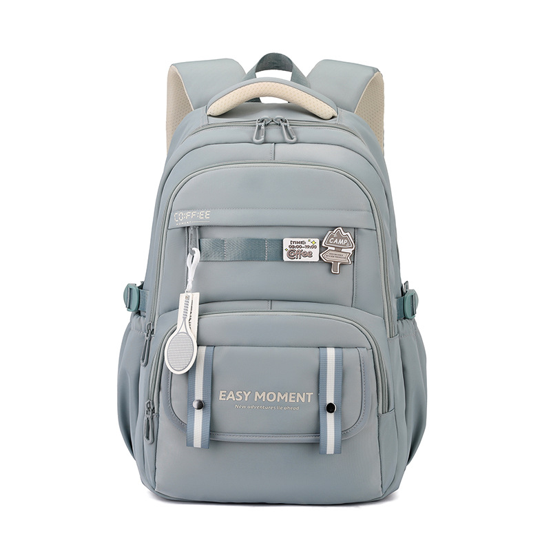 Mochila de moda coreana al por mayor, mochila de escolares, mochila de estudiantes de secundaria y secundaria, portátil y grande capacidad