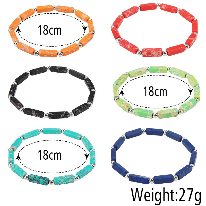 Fashion Geometric Stone Plating Bracelets 1 Piece