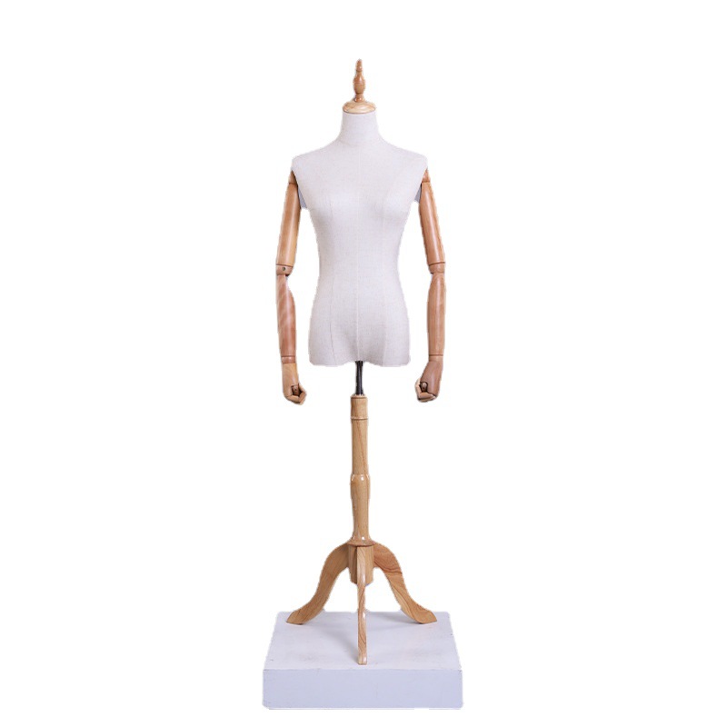 Maniquí Femenino de Cuerpo Completo con Base de Madera para Escaparate y Vestidos de Novia image 7