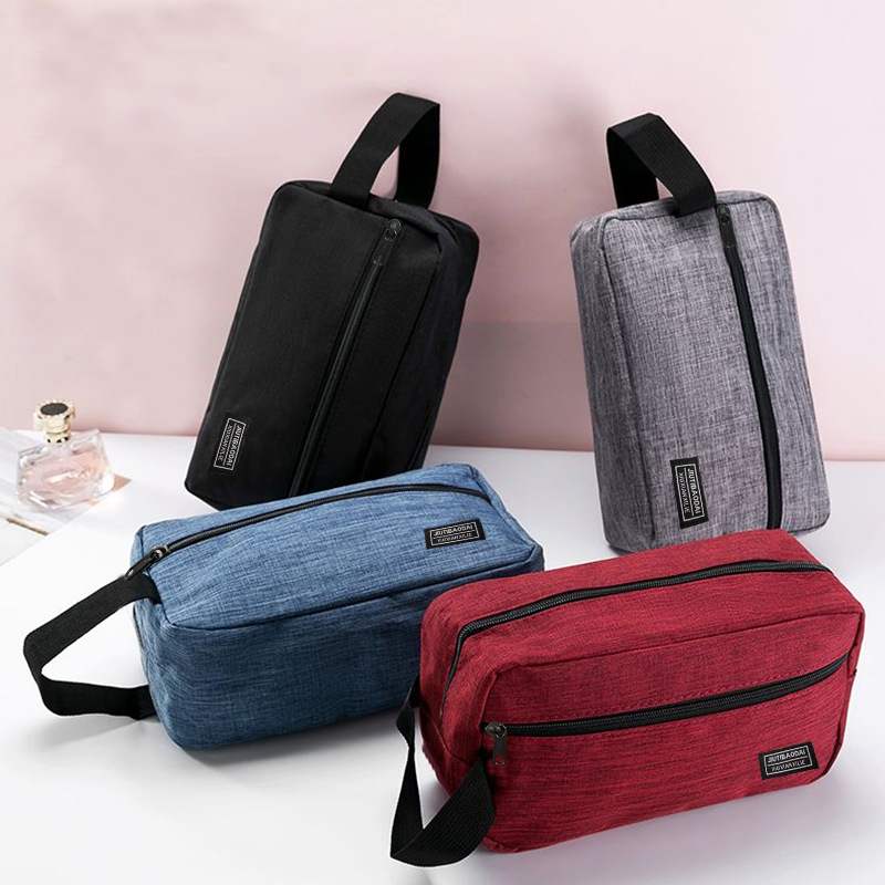 Unisex waterproof storage bag, toiletry bag, large-capacity tool bag, small and portable bag for storing personal items