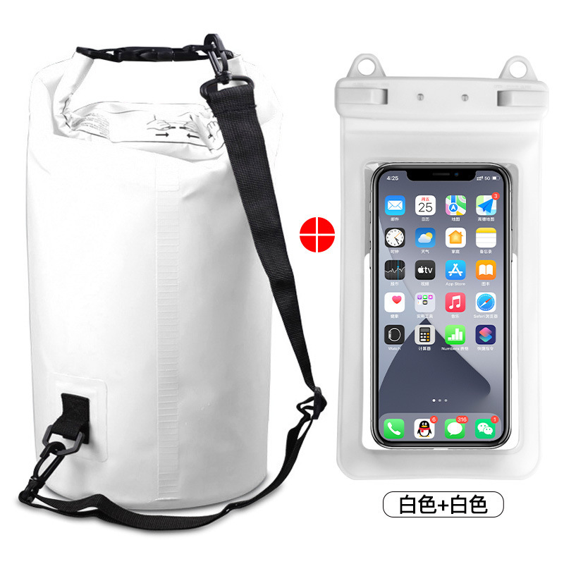 Verano playa caliente deriva bolsa de natación al aire libre mochila individual PVC impermeable bolsa de teléfono móvil Portátil Bolsa de cubo grande