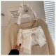Bag Women's Fashion Solid Color Casual Chain Crossbody Bag Cute Bow Handbag Shoulder Bag Underarm Bag