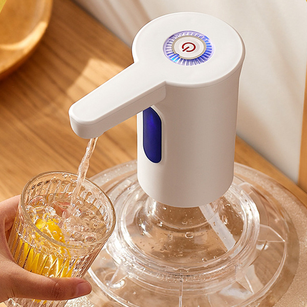 Barrel water pumping device automatic dispenser folding pump…