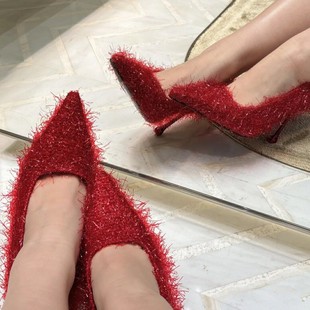 ���ļ��^��ɫ��z�[���Ϝ\���Ը�ˮ�μ����߸�Ьwomen pumps