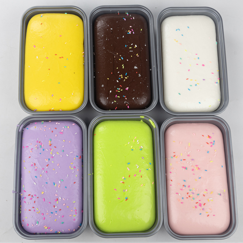 Slow Rebound Simulation Cake Bread Baking Tray Boxed Stress Relief Toy Colorful Pu Foam Squishy Toy Cross-Border Hot Item Slow Rebound Simulation Cake Bread Baking Tray Boxed Stress Relief Toy Colorful Pu Foam Squishy Toy Cross-Border Hot Item