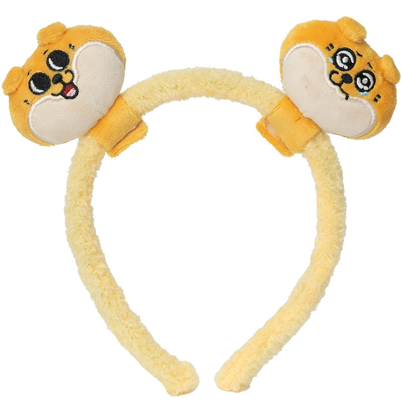 Diadema de felpa Wangcai / [Autorización genuina de Meiji y Rata]