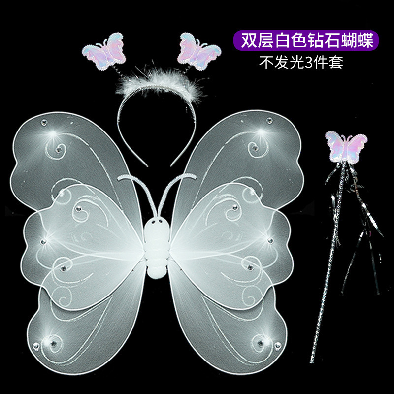 Día de los Niños del 1 de junio regalos de chicas ángeles mariposa alas maravillosas hadas princesa vestido vestido vestido