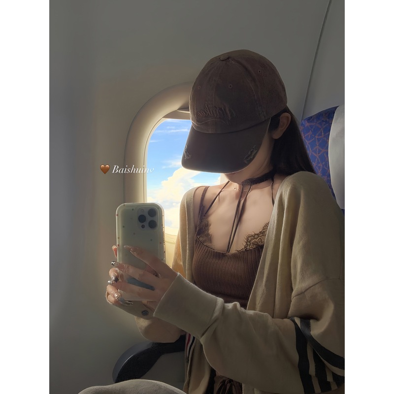 白水女 TB学院风 灰色针织开衫外搭女薄款韩系早秋宽松上衣外套|undefined