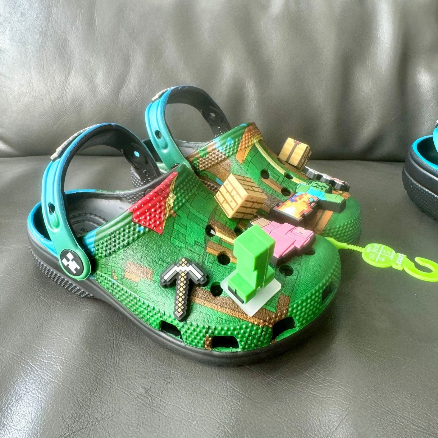 Cross-Border Ross Children's Clogs Parent-Child Minecraft Adult Slippers Non-Slip for Older Children