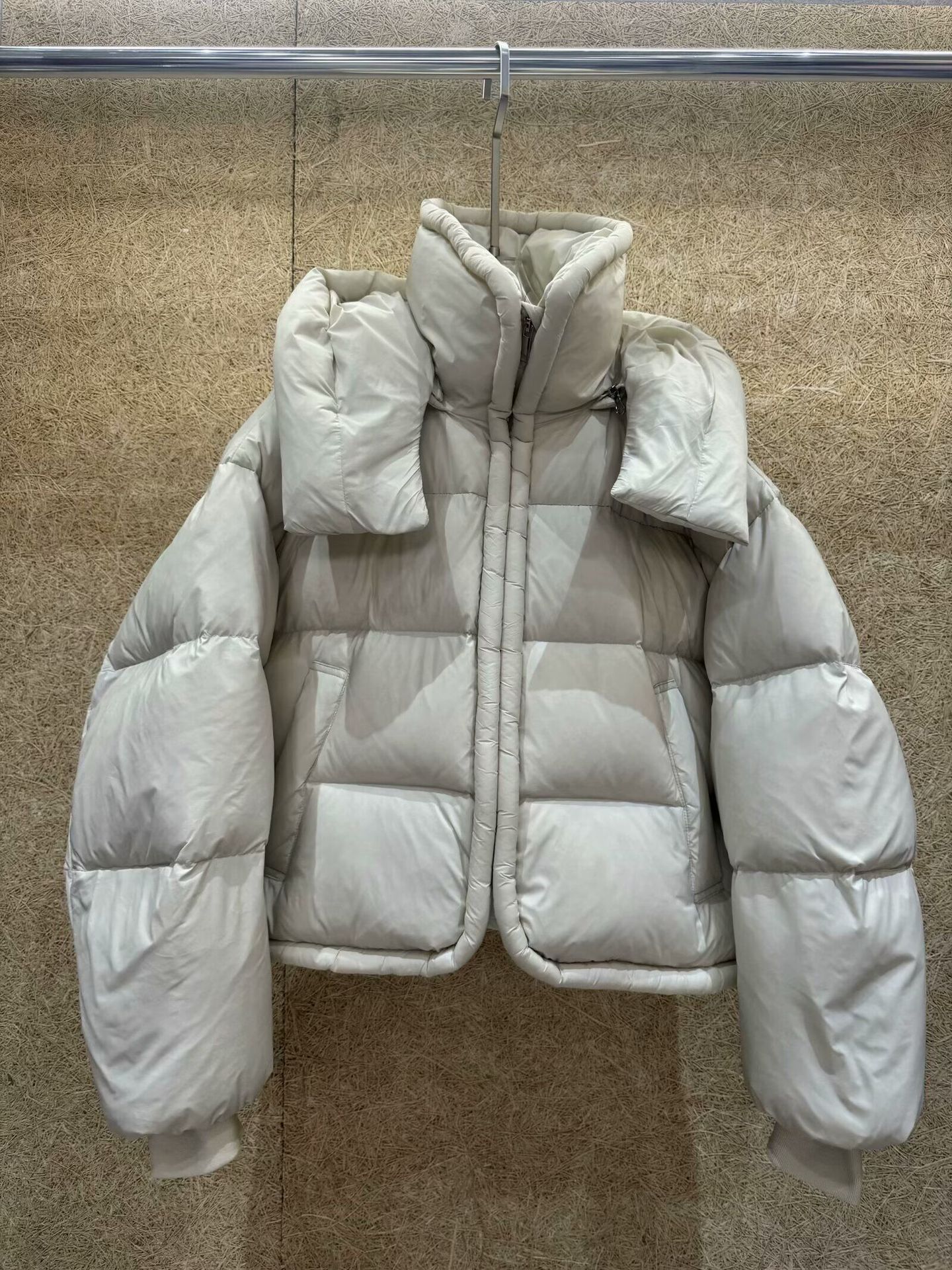 Corea del Sur suelta con capuchón de pluma para mujeres corto invierno de 2025 nuevo tipo grueso calentamiento pan chaqueta de algodón abrigo image 8