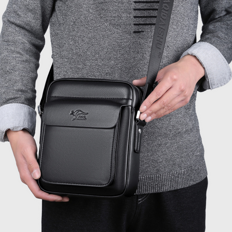 Saqi Kangaroo SAQIDAISHU Mochila transfronteriza de negocios Bolso de hombro informal Bolso de moda Bolso de mensajero de gran capacidad