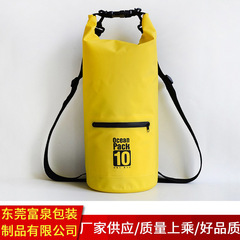 工場直販10Lファスナータイプ屋外防水バッグ海辺水泳バッグPVCクリップネット防水バケツバッグ