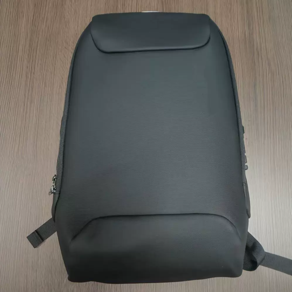 NEW男士双肩包硬壳定型包皮膜印刷logo包商务电脑包商务双肩包