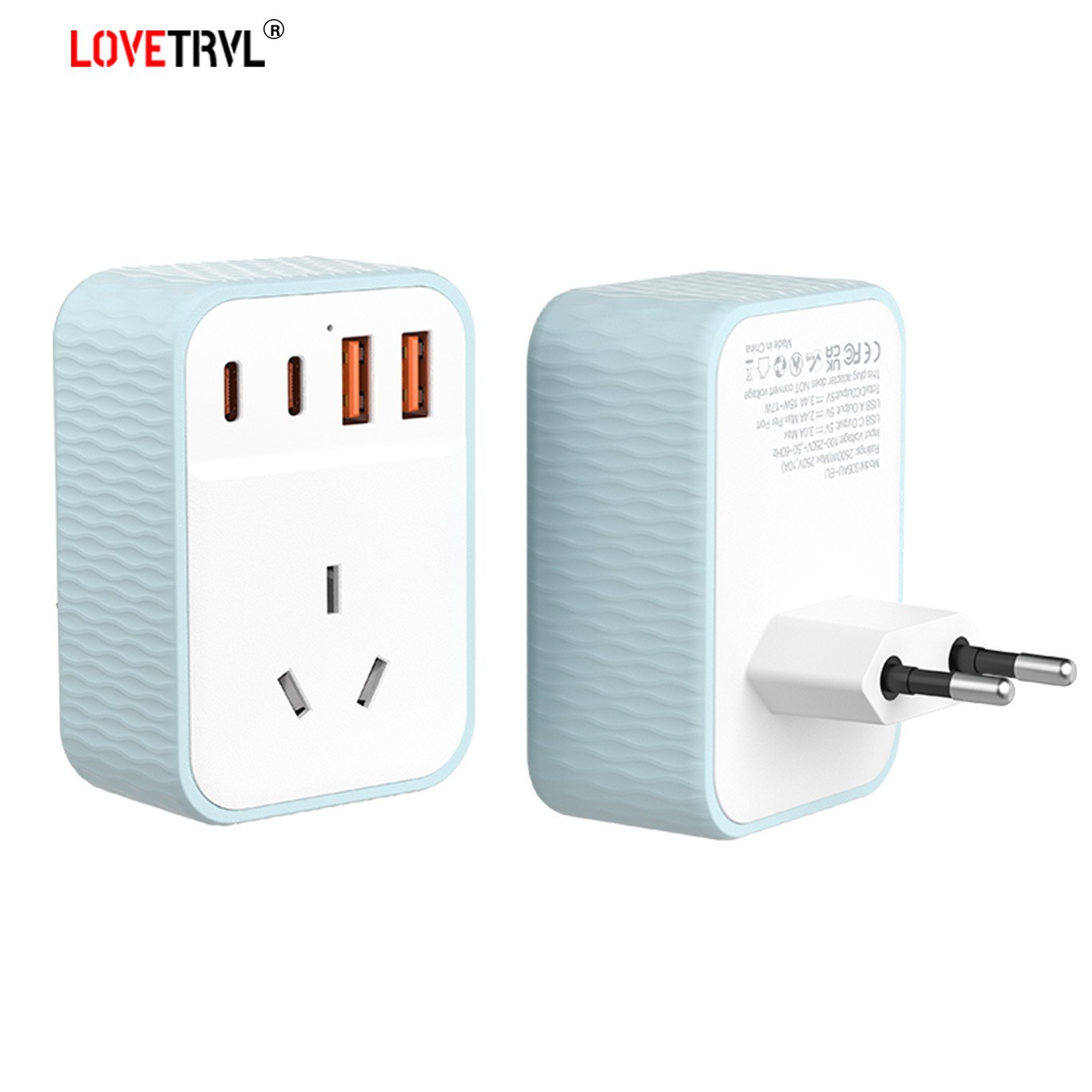 多功能旅游转换插座澳标转欧标转换插头日本美国德国旅行转换插座