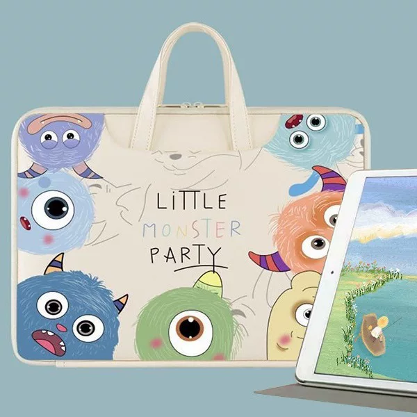 Tablet Computer Bag for Travel with Apple iPad Air 1/2/3/4/5/6/7/8/9 Anti-Scratch Keyboard