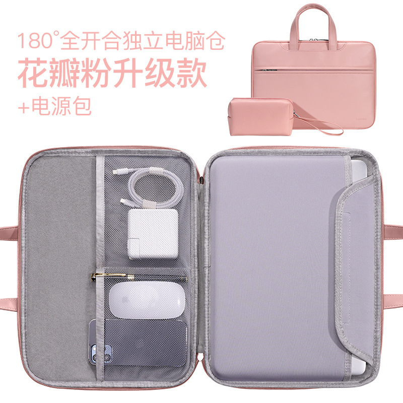 180 ° 완전 개폐 독립 수납공간 - 꽃잎 파우더 + 파워팩(히든 휴대용 + 트롤리 스트랩)