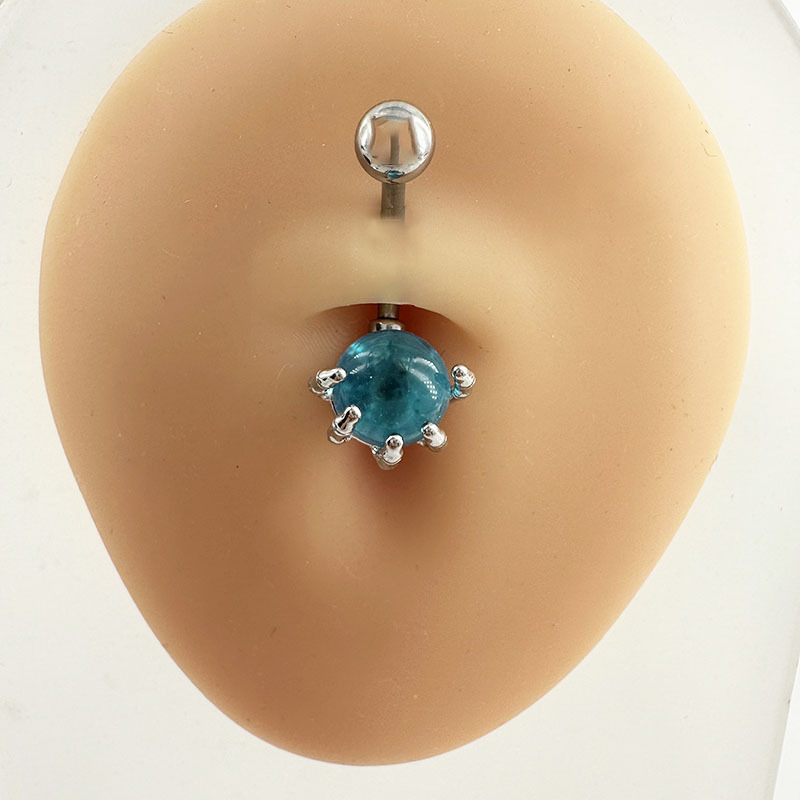 Bauchpiercing Ghost Claw Kristall Opal Bauchnabelpiercing Schmuck_voghion.com