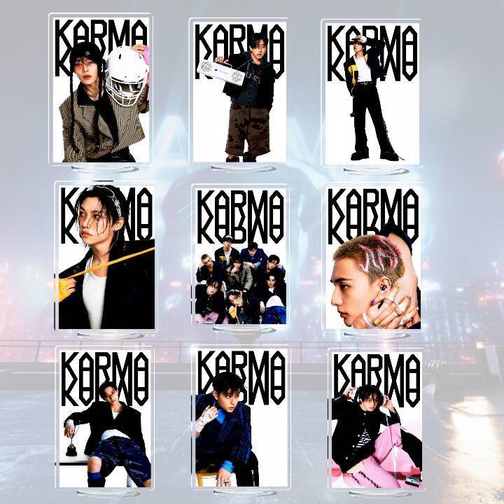 25年STRAY KIDS KARMA 新专亚克力立牌卡通亚克力立牌桌面摆件|undefined