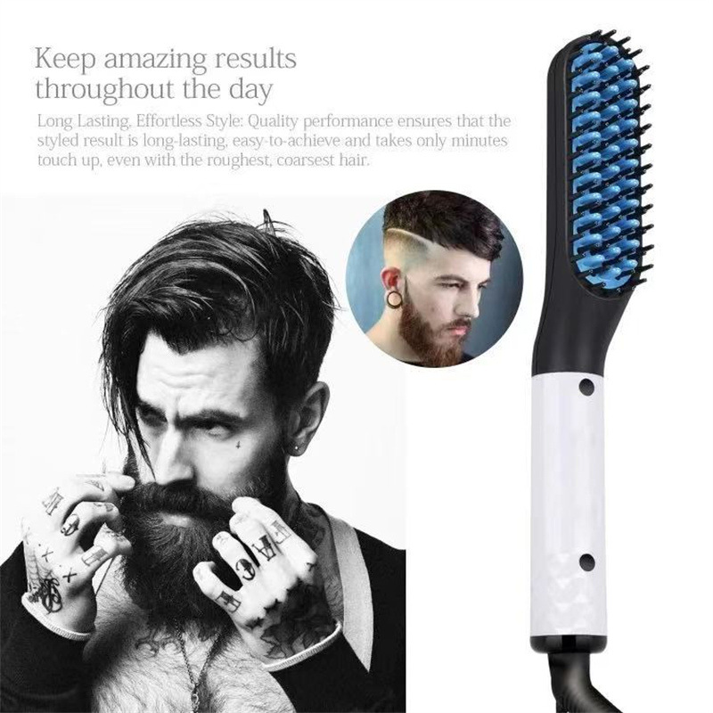 Styled électrique Mini style lisseur barbe peigne à lisser pour hommes_voghion.com