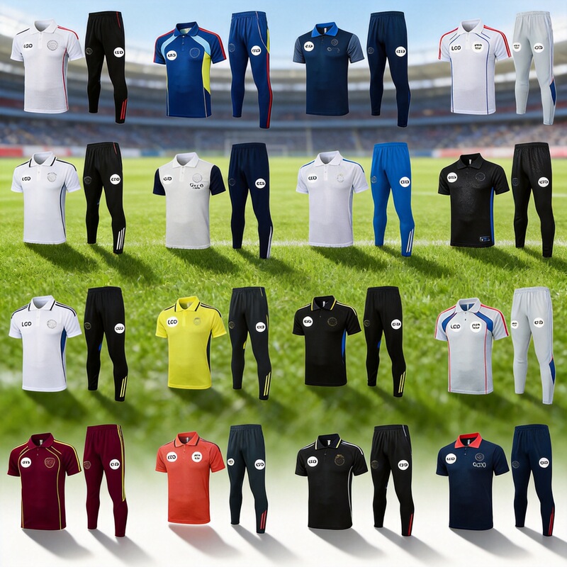 26Th Season Polo Adult Set Quick-Dry Short-Sleeve Long Pants Football Uniform Argentina Barcelona Manchester United Real Madrid Training Kit 26Th Season Polo Adult Set Quick-Dry Short-Sleeve Long Pants Football Uniform Argentina Barcelona Manchester United Real Madrid Training Kit