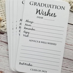 �S��ֱ�l �¿�Graduation Wish Cards 6pcs ���I���ף����