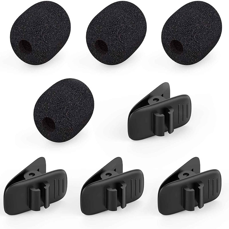 Los accesorios para micrófono inalámbrico de solapa K1K9 son compatibles con el adaptador dos en uno OTG, convertidor de micrófono inalámbrico.
