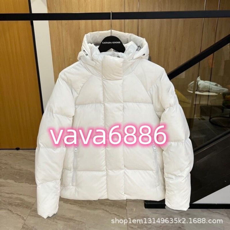 Canada Goose down jacket Junction white label capsule parka, same style as worn by Ouyang Nana, factory wholesale
