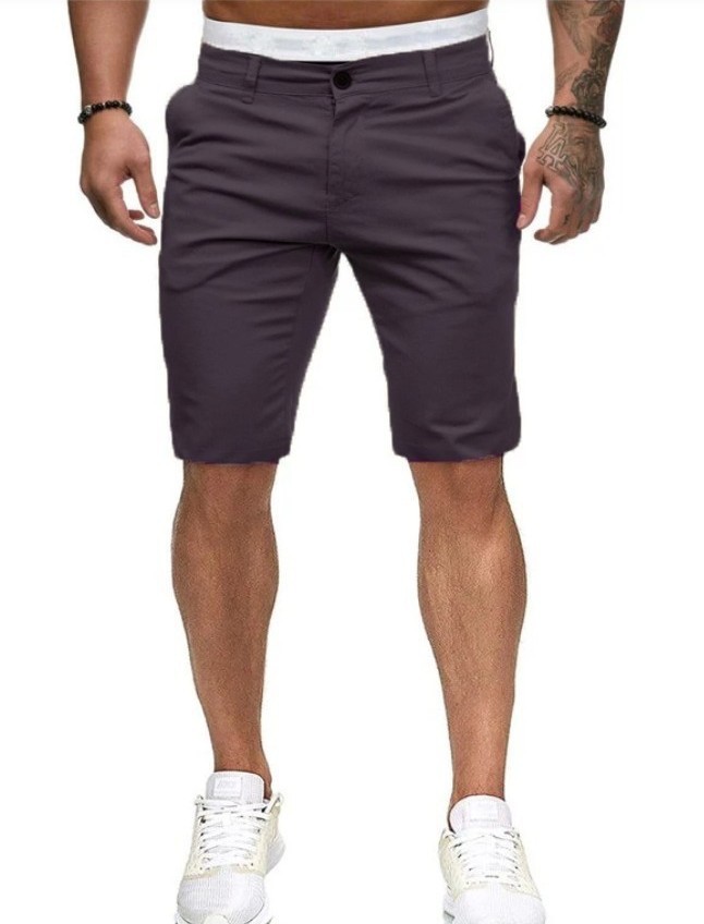 Mens Chino Shorts Casual Cotton Stretch Half Pant Cargo Combat Shorts Stylish - Picture 19 of 19