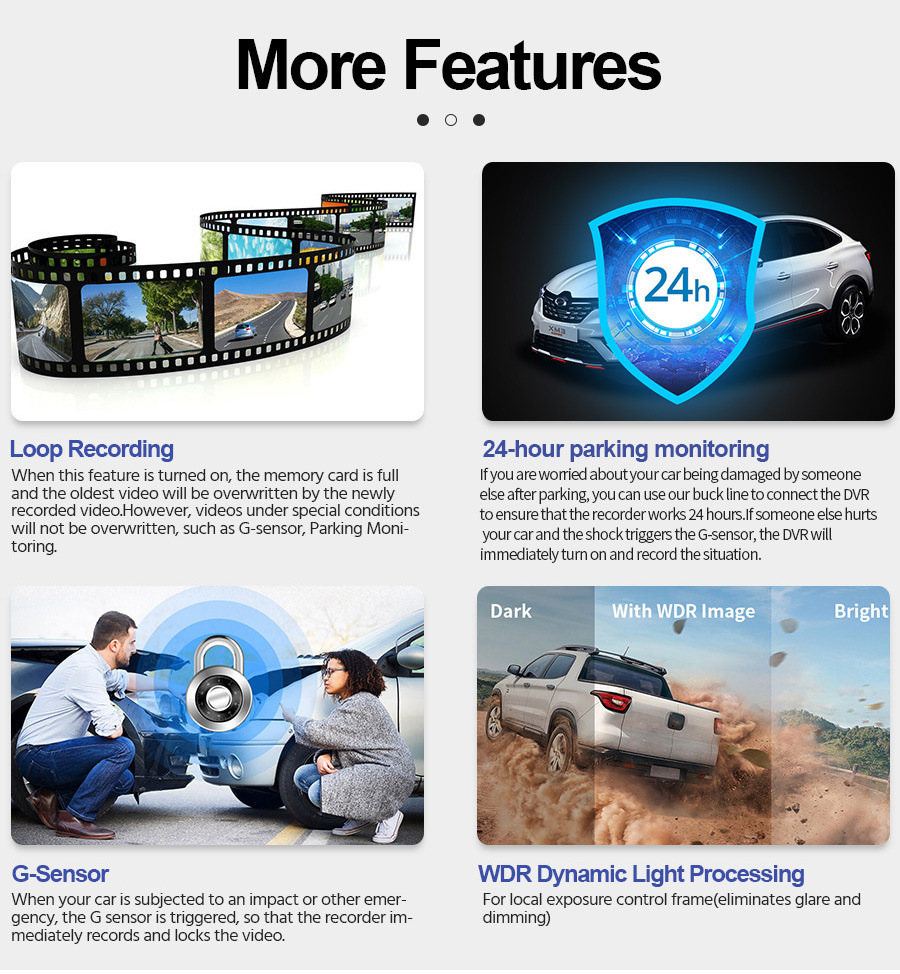 Driving Recorder 10inch Streaming Media Rearview Mirror Three-Way Reversing Image Wifi Mobile Phone Interconnection Hd Night Vision