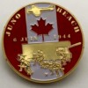 定制徽章金币枫叶坦克跳伞纪念章 收藏币定做硬币金币纪念币