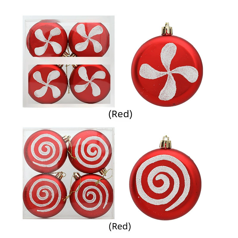 Plastic painted Christmas props, decorations, pendant