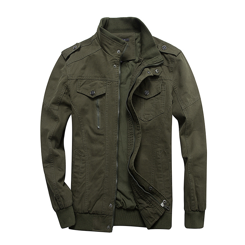 Amazon comercio exterior transfronterizo 2018 nuevo otoño y invierno chaqueta de hombre abrigo casual de algodón gran abrigo