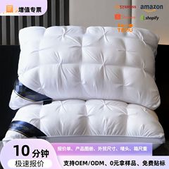 工場直販の五つ星ホテルと同じスタイルのフェザーベルベットネックピロー芯、洗えるシングル非崩壊家庭用枕