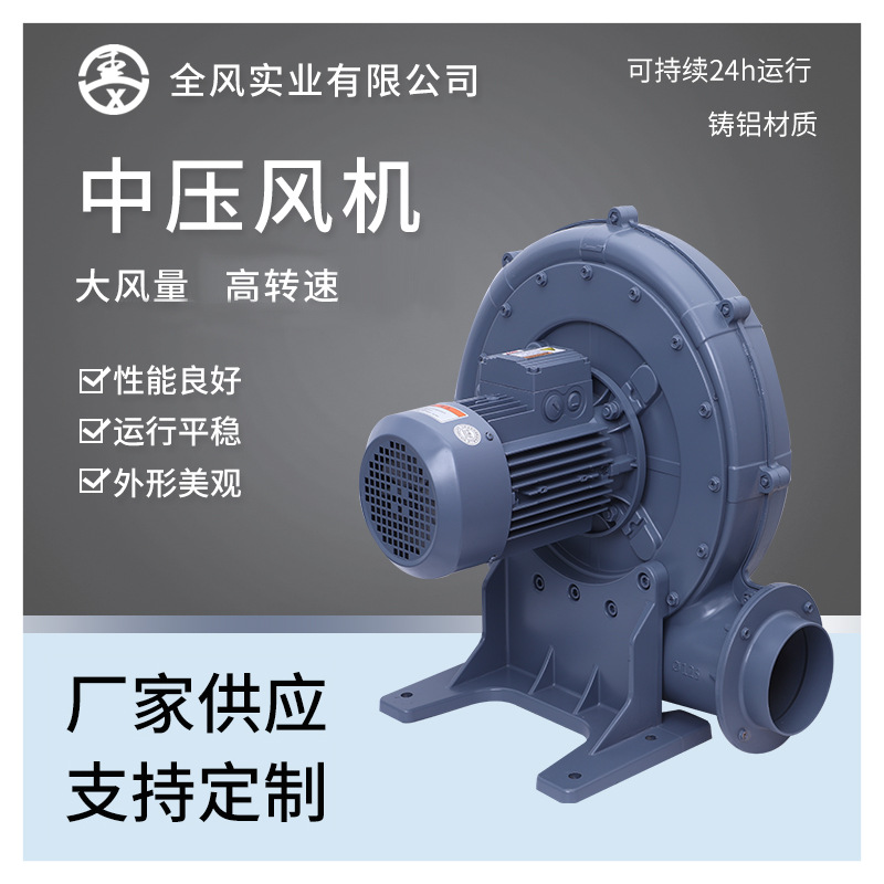 厂家批发380v全风CX系列透浦式中压风机 风机排风设备