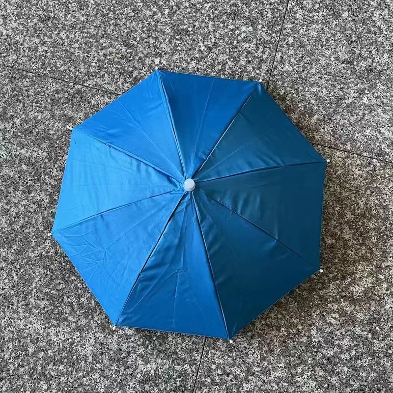 Sombrero-paraguas para niños, de plástico, para hogar, viajes o actividades al aire libre, venta directa de fábrica