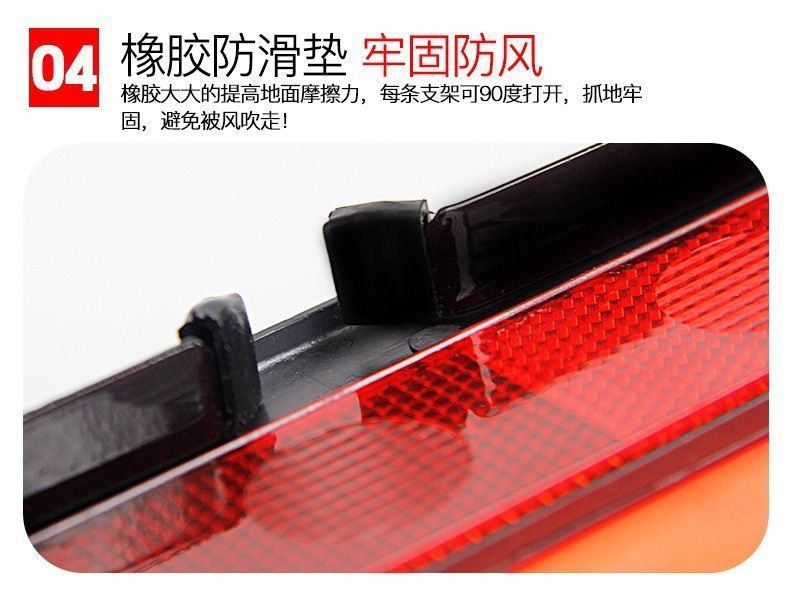 Car-Mounted Triangular Stand, Tripod for Vehicles, Reflective Support Stand for Accidents, Warning Sign Holder, Triangle Sign