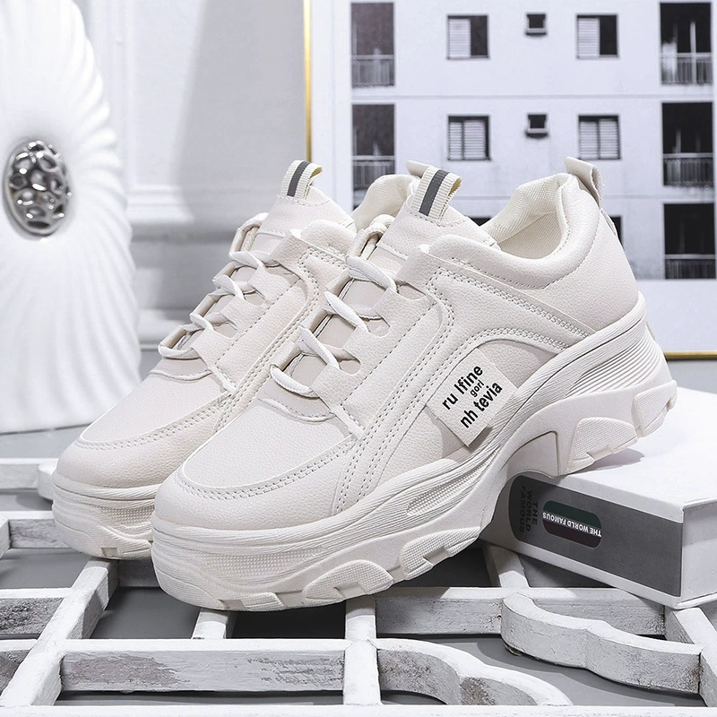 Спортивная обувь Torre, женская обувь, новинка, модная повышенная тонкая дышащая обувь, весна и осень 2022, Белая обувь, женская обувь