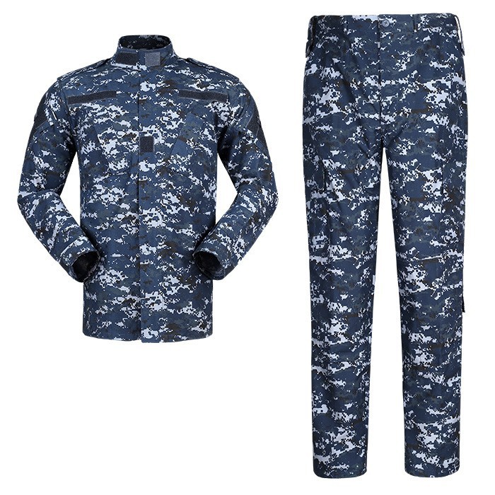 Trajes de camuflaje negros transfronterizos para hombres al aire libre tácticos trajes de entrenamiento resistentes al desgaste herramientas primavera y otoño fabricantes al por mayor
