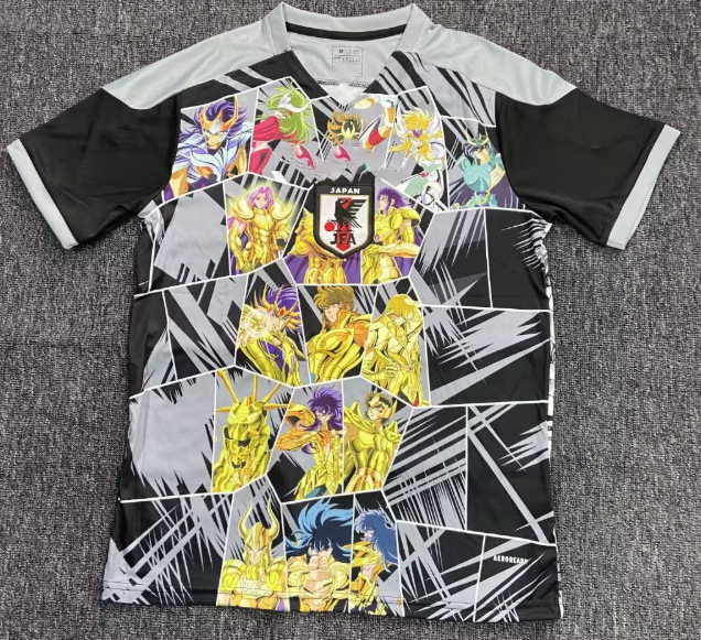 25-26 Nueva camiseta de anime de camiseta japonesa One Piece Samurai Sakura Dragon Ball Uniforme de fútbol transfronterizo de edición especial