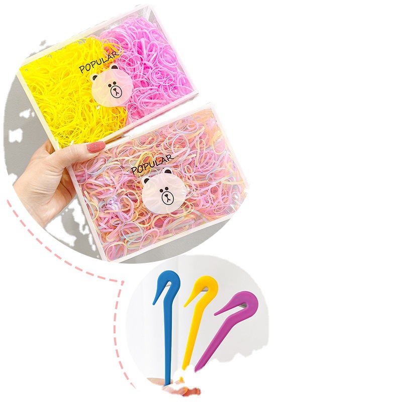 Banda para el cabello cuerda para el cabello accesorios para el cabello banda para el cabello al por mayor niños bebé lazo para el cabello no duele banda de goma para el cabello niña bebé tamaño pequeño