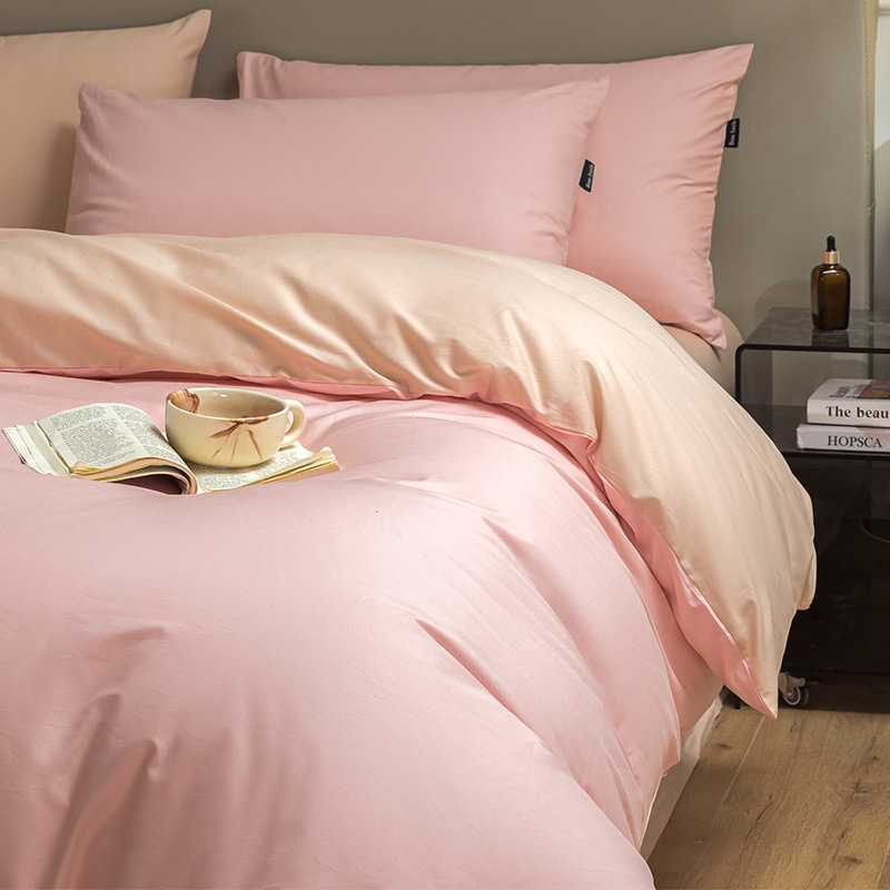 60 camas de algodón conjunto de cuatro piezas 2025 nueva sábanas de algodón de lujo ligero de algodón largo cuatro estaciones colcha de cama universal