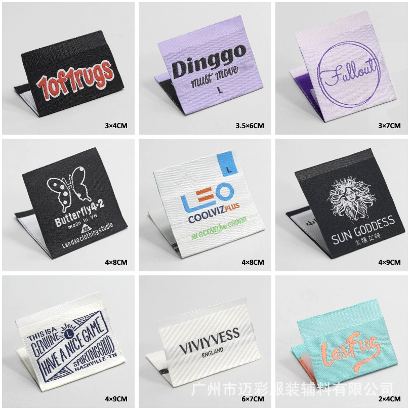 Этикетка на воротнике одежды, тканая этикетка, изготовленная на заказ футболка, тканая этикетка, тканевая этикетка, производитель этикеток из высококачественной хлопчатобумажной пряжи высокой плотности
