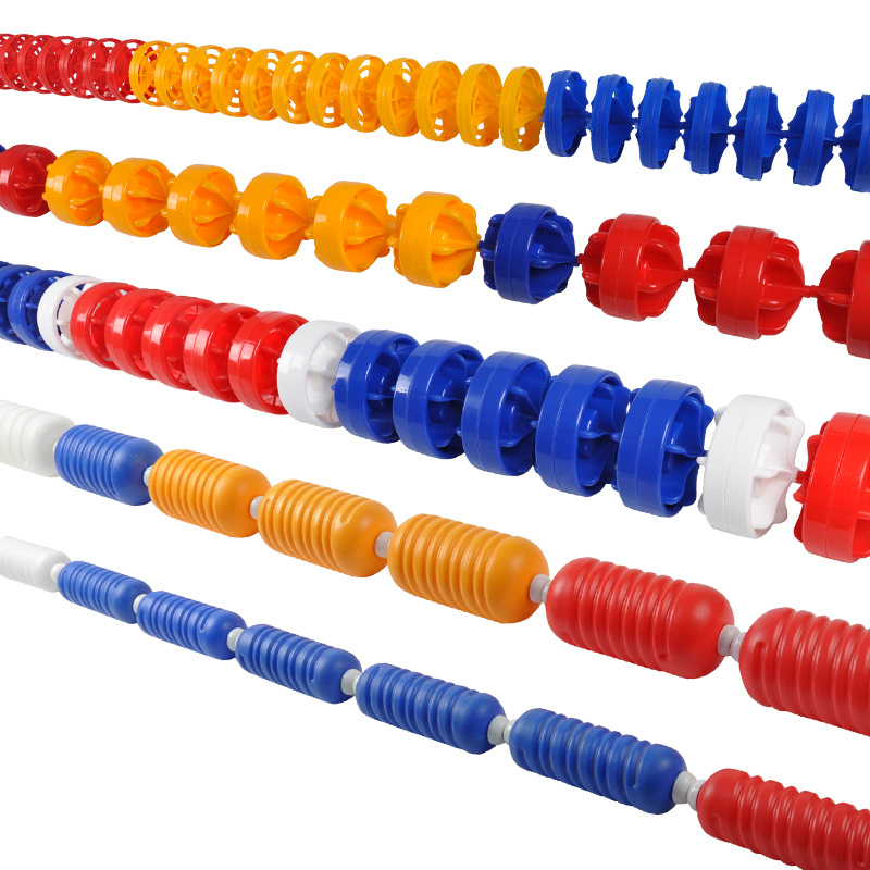 Swimming Pool Lane Markers 25m Abs Floats 6-15cm Nylon Rope Steel Wire Rope Competition Dividers