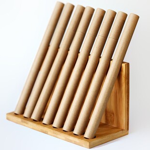 Wooden line incense packaging Chenxiang line incense tube holder eight incense tube holder line incense display holder incense tube display rack