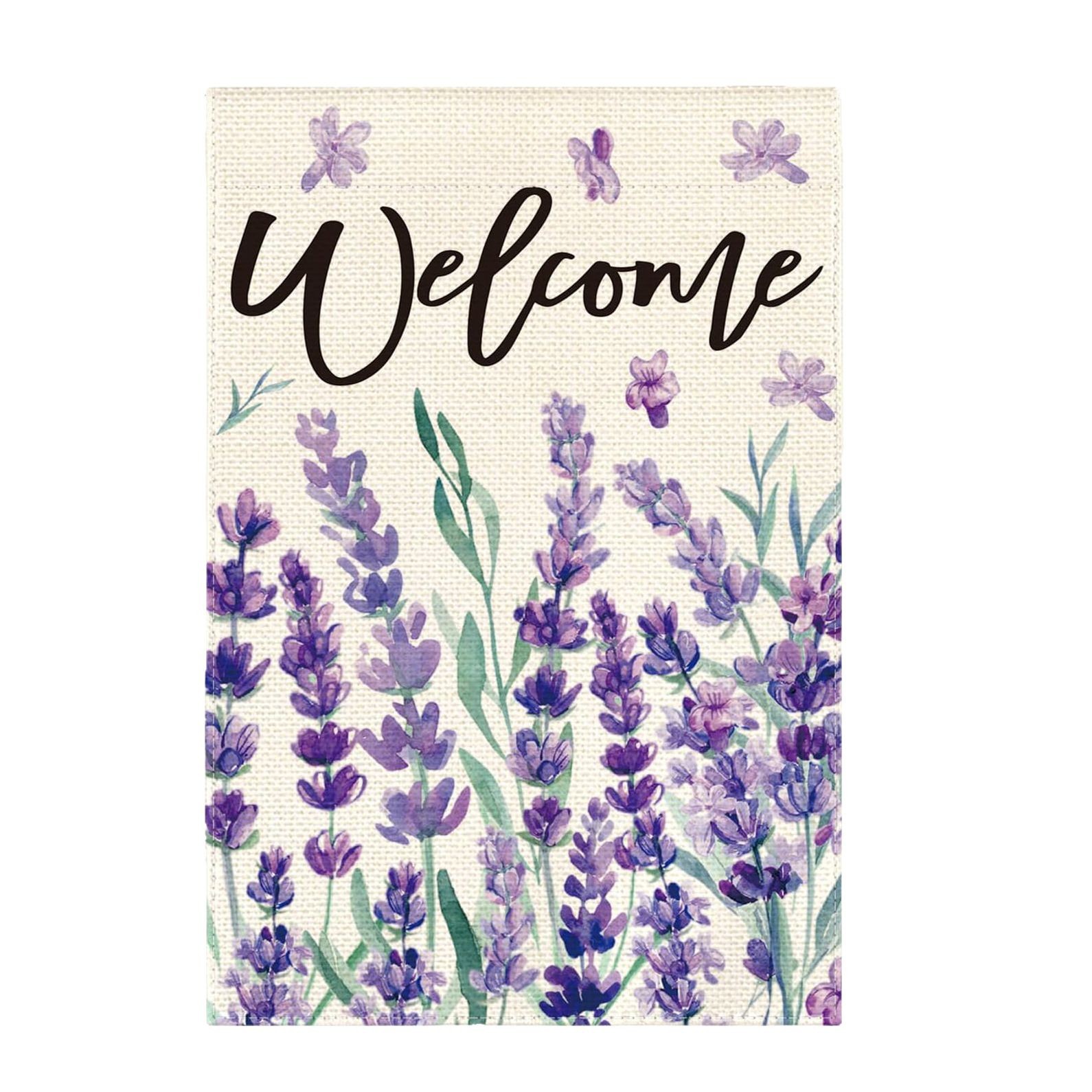 Cross-border Amazon Linen Spring Pattern Garden Flag Multiple Patterns Design Garden Flag Double-sided Printing