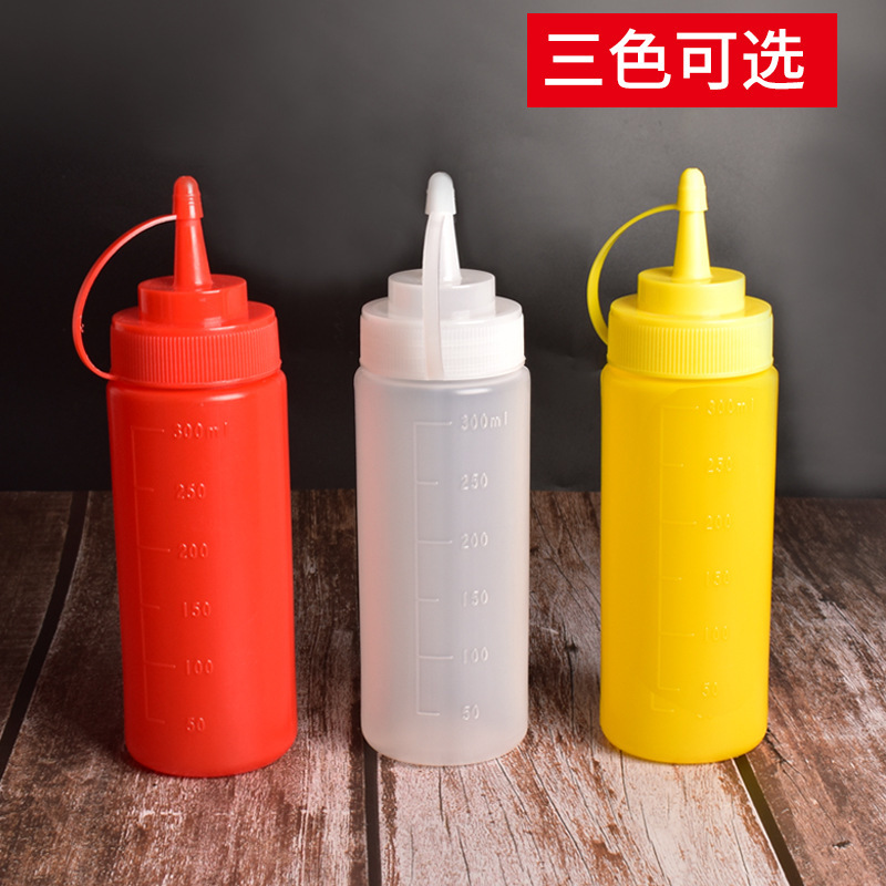メーカー直販の味噌瓶のプラスチックサラダのケチャップは家庭用キッチンソースの瓶の単孔の先端を押し出します。|undefined